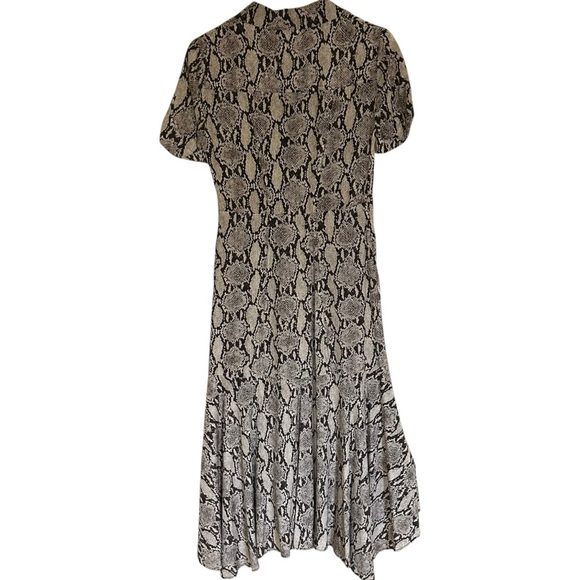 A.L.C. Clarkson Snake Print Silk Dress - Picture 8 of 16